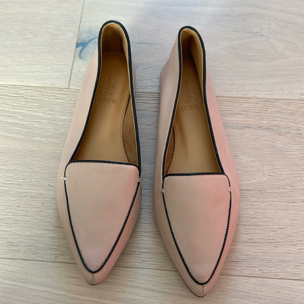 Never worn J Crew Leather Mules